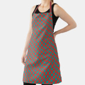 Small Red Green Pattern All-Over Print Schort (Insitu)
