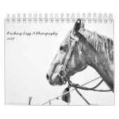 Small Rocking Lazy A Black and White Agenda 2017 Kalender (Hoes)