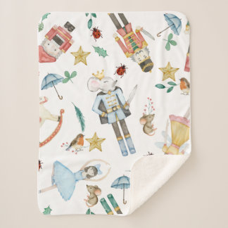 small sherpa blanket - ideal gift for new baby sherpa deken