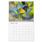 Small Size Beautiful Flowers Calendar Kalender (Feb 2026)