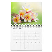 Small Size Exotic Flowers Calendar Kalender (Feb 2026)