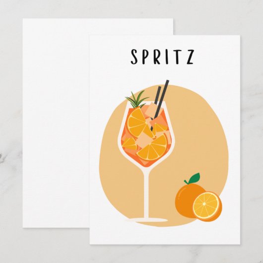 Small Spritz-weergave (Voorkant / Achterkant)