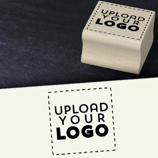 Small Square Business Logo Custom Rubber Stamp Rubberstempel