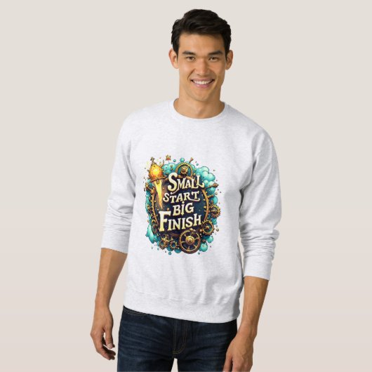 Small Start Big Finish Sweatshirt – Underdog Day  (Devant entier)