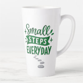 Small Steps Everyday Inspirational Latte Mug Mok