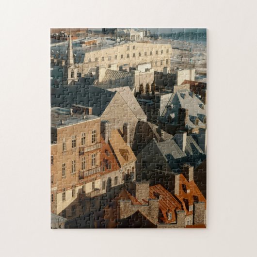 Small Town Architectuur Kunst Dapper en mooi Jig Legpuzzel (Verticaal)