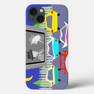 Small Town Drive-In Movie iPad-luchttas iPhone 13 Hoesje