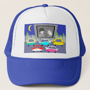 Small Town Drive-In Movie Trucker Hat Pet