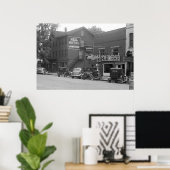 Small Town Ohio, jaren dertig Poster (Thuiskantoor)