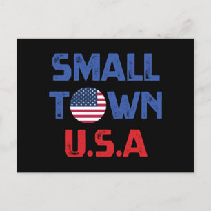 Small Town USA Americana Briefkaart