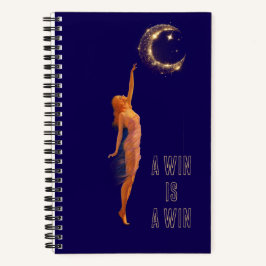 Small wins matter Art Moon Motivation Notebook Notitieboek