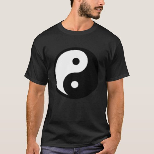Small Yin Yang, Tai chi, Qi gong, polarity, dualit T-shirt (Voorkant)