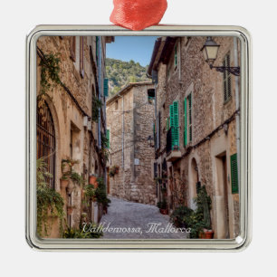 Smalle straat in het dorp Valldemossa - Mallorca Metalen Ornament