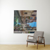 Smalle straat met kanaal in Venetië. Wandkleed (In Situ (horizontaal))