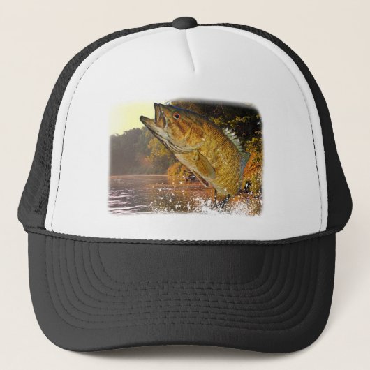 Smallmouth Bass Trucker Pet (Voorkant)