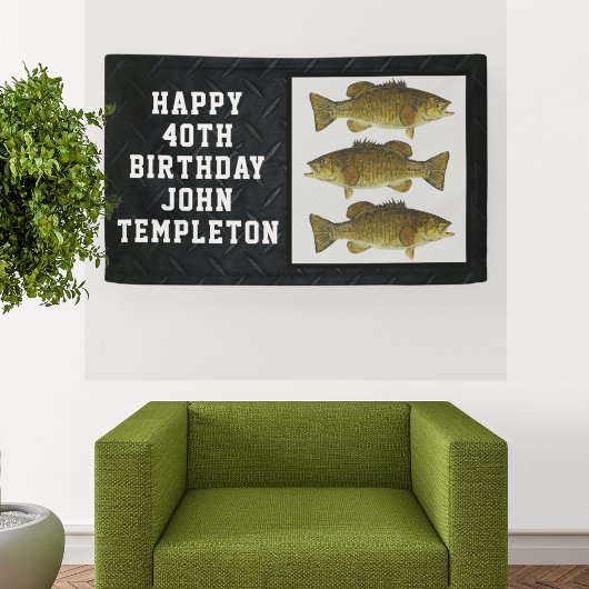 Smallmouth Bass Vist Cool Mannen Spandoek