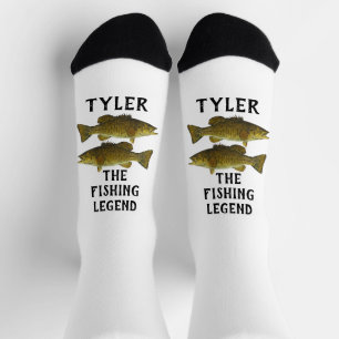Smallmouth Bass Vist de Legende naam Funny Sock Sokken