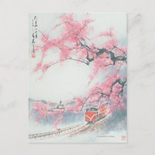 Smalspoortrein op het Briefkaart Mt. Ali