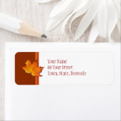 SMAPLE Leaf Return-adreslabel Etiket (Insitu)