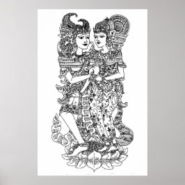 smara ratih wayang poster marionetten