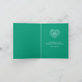 Smaragd 55e trouwdagjubileum kaart (Binnen)