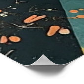 Smaragd Amber Prisma Poster (Hoek)