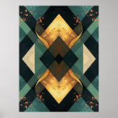 Smaragd Amber Prisma Poster (Voorkant)