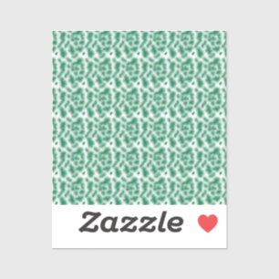 Smaragd Artisan Luxe Patroon Ontwerp Sticker