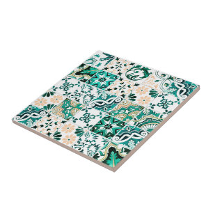 Smaragd Azulejo Tegels Tegeltje