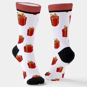 Smaragd Eenvoudig Schattig Kerstman Sokken