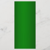 Smaragd Elegantie Bruiloft Menu (Achterkant)