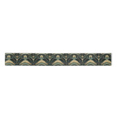 Smaragd en goud jaren 1920 Art Deco thema breed Lint (Voorkant)