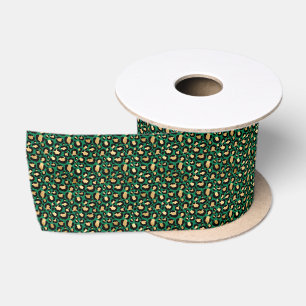 Smaragd en Goud Safari Serie Ontwerp 3 Lint