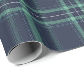 Smaragd Glen Plaid inpakpapier (Rol Hoek)
