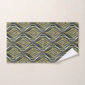 Smaragd & Gouden Art Deco Bad Handdoek (Handdoek)