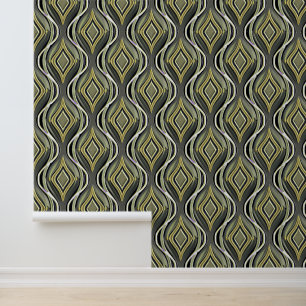 Smaragd & Gouden Art Deco Behang