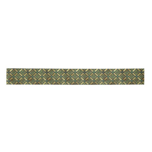 Smaragd & Gouden Art Deco Lint (Voorkant)