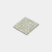 Smaragd & Gouden Art Deco Post-it® Notes (Schuin)
