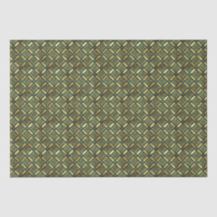 Smaragd & Gouden Art Deco Tissuepapier