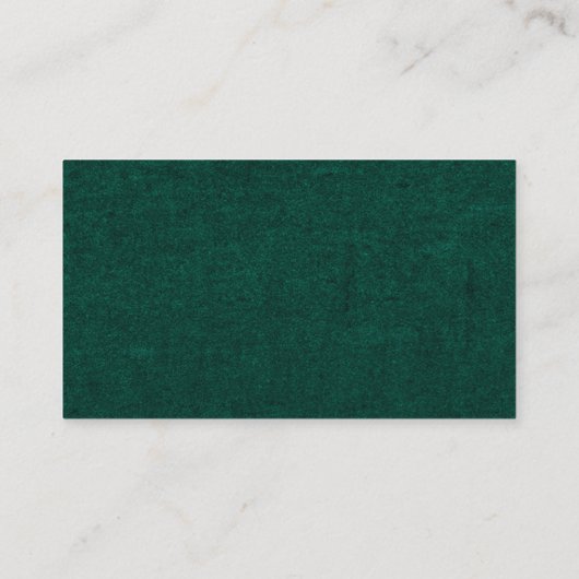 Smaragd groen botanische bruiloft website informatiekaartje (Achterkant)