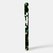  Smaragd Groene & Gouden Sparkle Lichten w / Naam Case-Mate iPhone Case (Achterkant / Links)