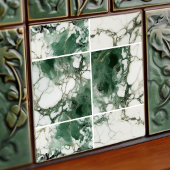 Smaragd Groene Muur Decor Modern Chique Mozaïek Tegeltje