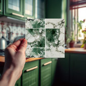 Smaragd Groene Muur Decor Modern Chique Mozaïek Tegeltje