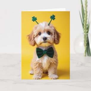Smaragd Puppy Patroonkaart Kaart
