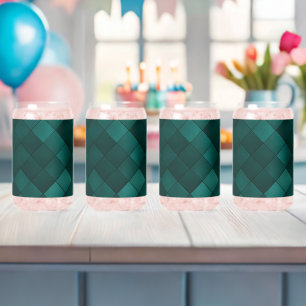 Smaragd Tegelpatroon – Moderne Luxe Blikvorm Glas