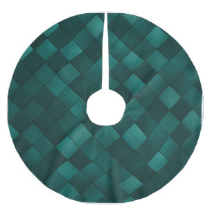 Smaragd Tegelpatroon – Moderne Luxe Kerstboom Rok