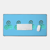 Smaragd triskele oude Keltische symbool Bureaumat (Keyboard & Muis)