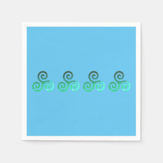 Smaragd triskele oude Keltische symbool Servet