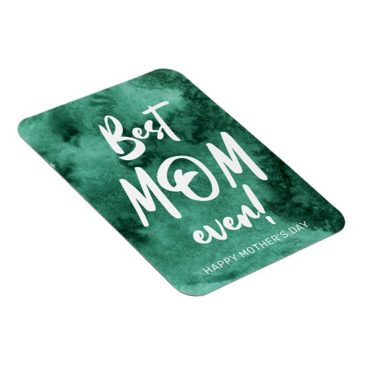 Smaragd Waterverf Splash Beste Moeder Moederdag Magneet (Rechterzijde)