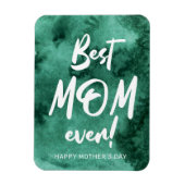 Smaragd Waterverf Splash Beste Moeder Moederdag Magneet (Verticaal)